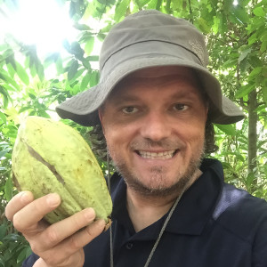 picking up some Cacao Fruit in Tabascao outside of Villahermosa