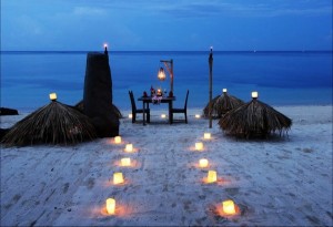 dinner at the beach, a must...