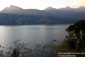 the beams of light on the mountain allowed me to know where the sun was...