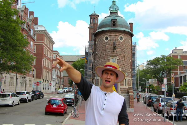john, a tour guide from the Hahvahd Tour in Harvard University