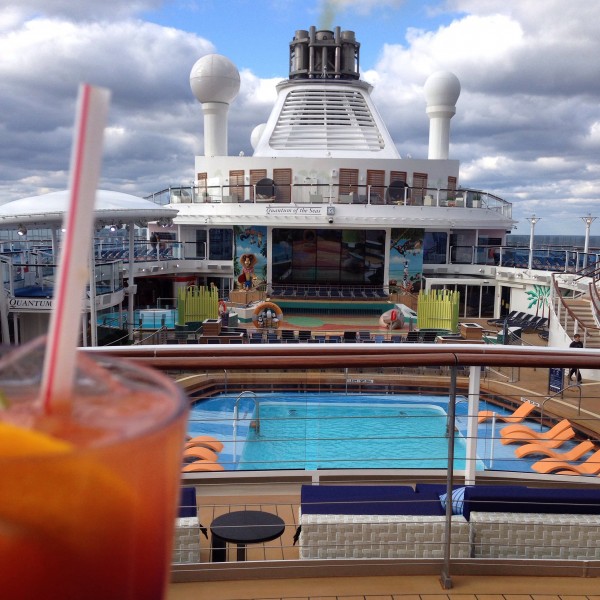 cocktail on a cruise ship