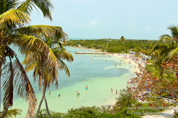 old Railroad bridge view at Bahia-Honda-State Park in the Florida Keys