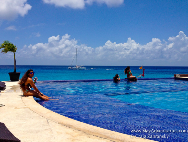 cruise passengers sometimes buy a day pass for the pool at Hotel B