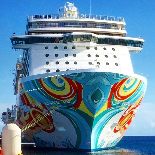 The Norwegian Getaway, a ship I took in November of 2017