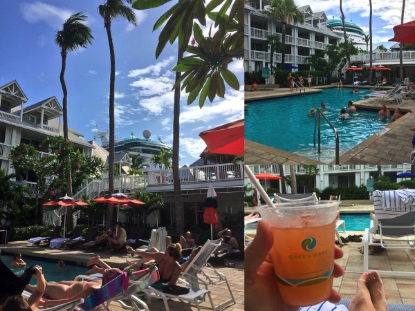 the pool scene at margaritaville key west, florida keys