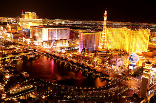 Vegas Strip at night