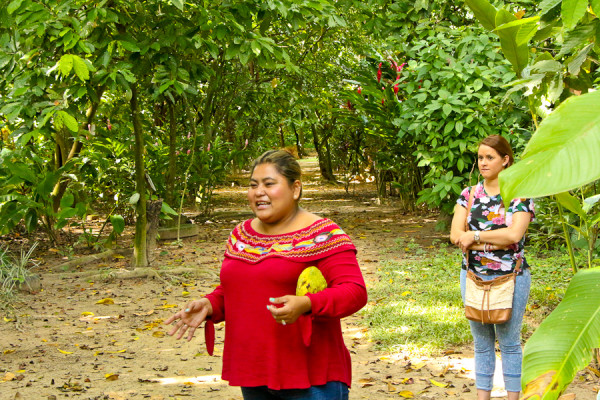 Taking the Tour at Hacienda La Luz near Colmalco in Tabasco, Mexico