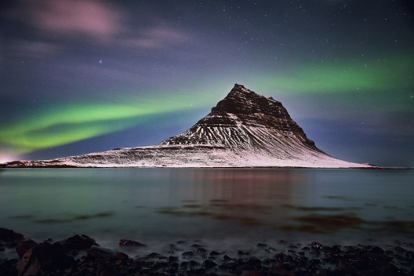 Iceland at Northern Lights