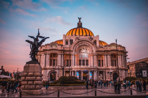 Belle Artes in the heart of Mexico City, mexico