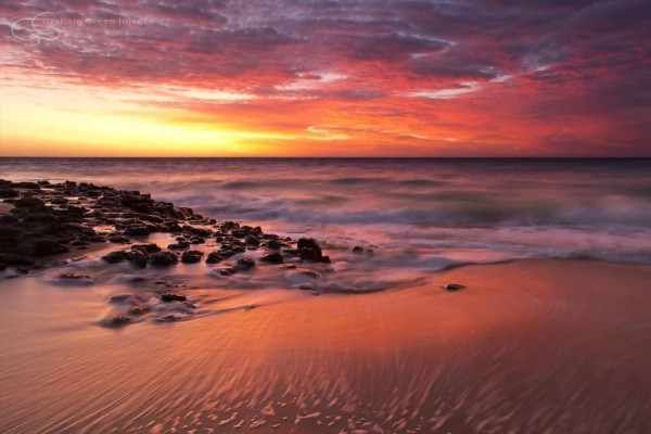 bunvbury sunset in western australia 