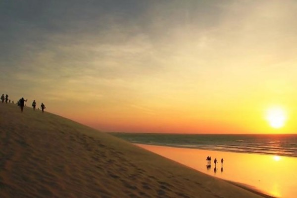 Sunset Dune in Jericoacoara, Brazil