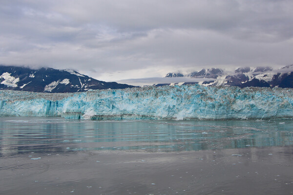 view of hubbard glacier in Yakutat Bay, Alaska Cruise with Princess Cruises