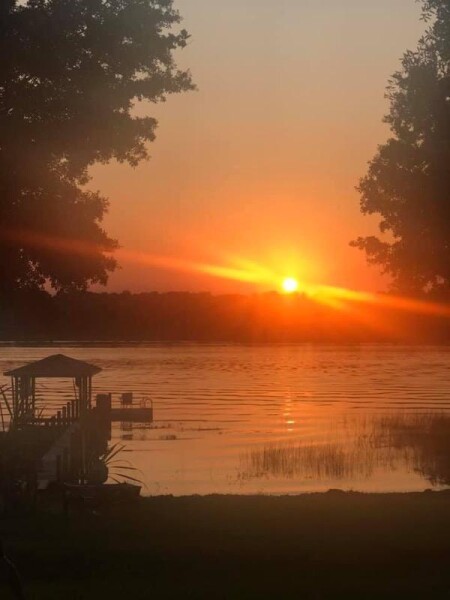 Lake Minnehaha, Florida at sunset