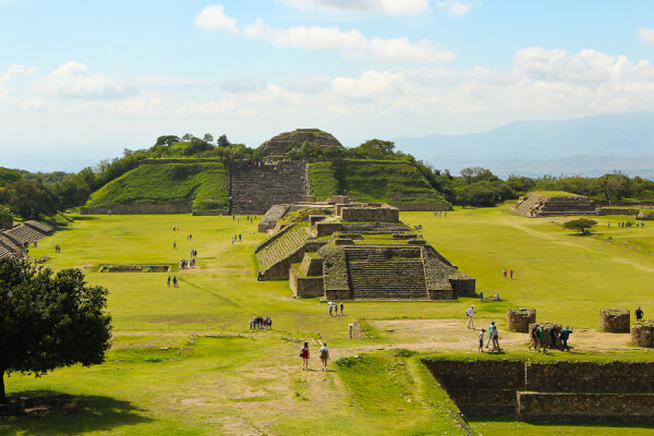 monte alban, oaxaca, mexico