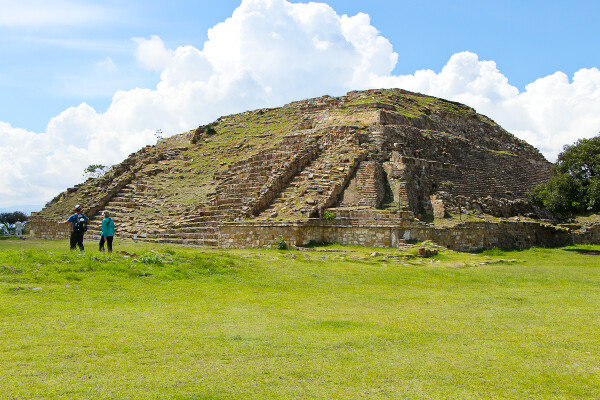 the site of monte alban, oaxaca, mexico