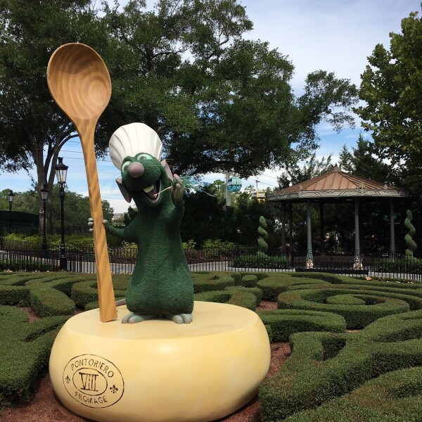 Ratatouille inside Epcot Food and Wine Festival