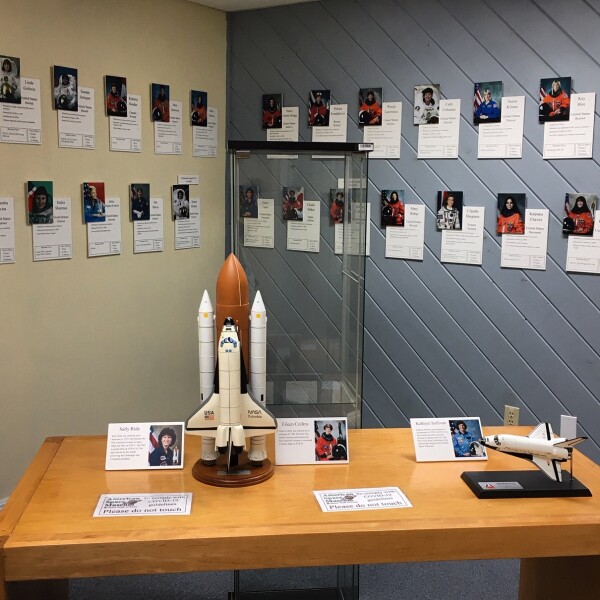 the room dedicated to all female astronauts and cosmonauts at American Space Museum, Titusville, Florida