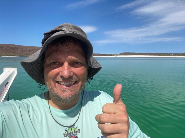 ABT sailing through the islands of Loreto in Loreto Bay National Park, Baja California Sur