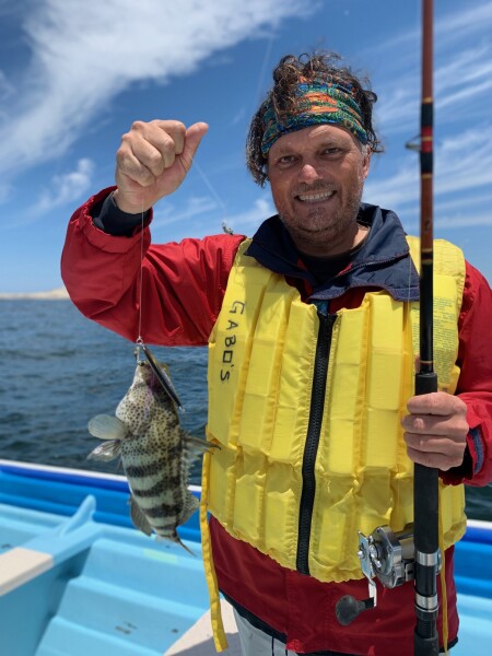 Catching Fishi in Magdalena Bay, Baja California Sur, Mexico