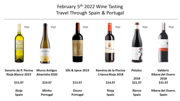 wines for the feb 5 stay luxurious virtual tasting