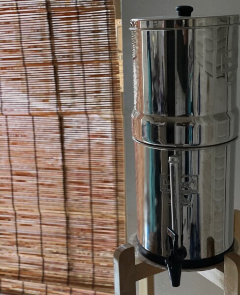 berkey water filter in home