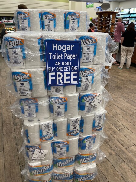 buy one get one free BOGO on Toilet Paper (TP)