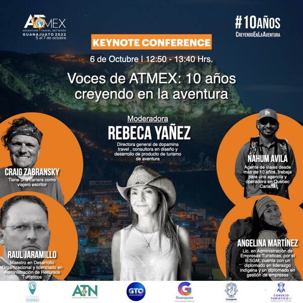 ATMEX Keynote Panel - 10 Years of Adventure Travel in Mexico 