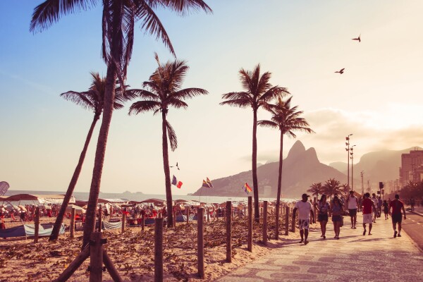 Ipanema Beach Rio de Janiero, Brazil