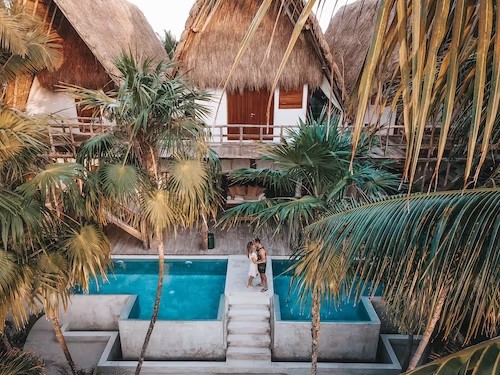 tropical resort image