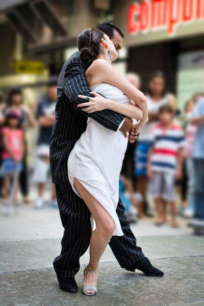 enjoy watching the Tango when walking the streets of Buenos Aires