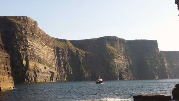 the spectacular cliffs of Moher
