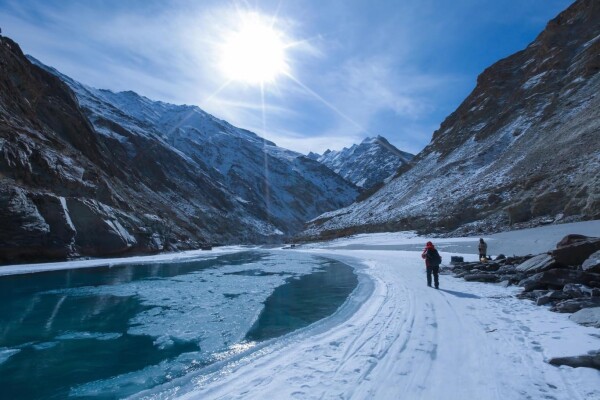 Trek the Chadar Trek in Ladakh India