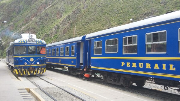 peru rail in the Andes